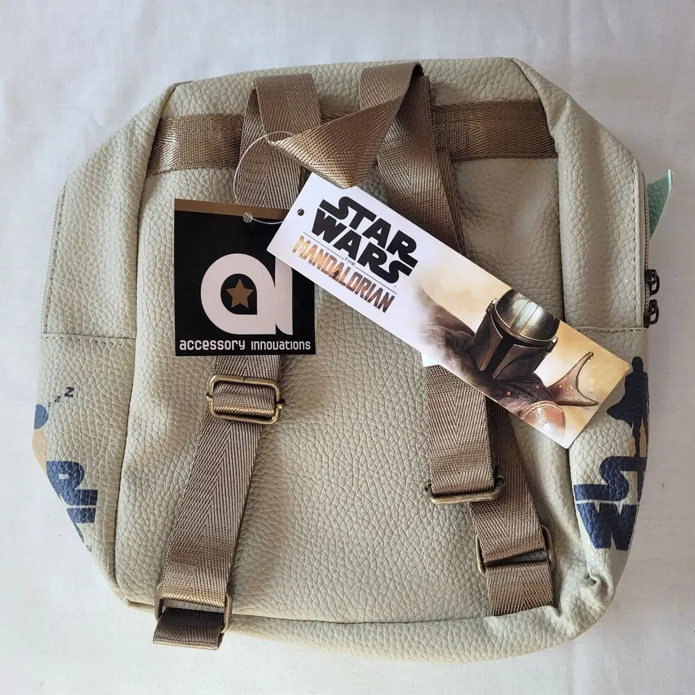 Star Wars Grogu Baby Yoda Mini Backpack Mandalorian Cosplay Bag NWT